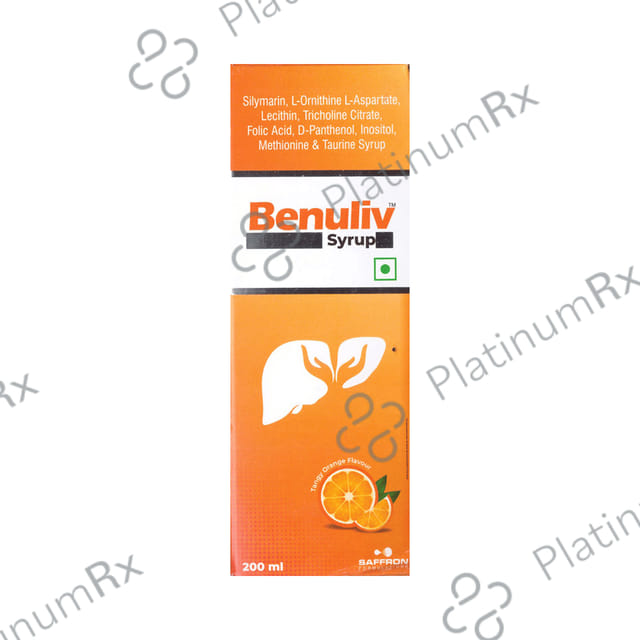 Benuliv Orange Syrup 200ml