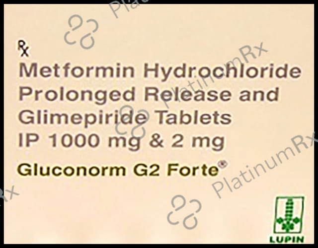 Gluconorm G2 Forte 2/1000mg Tablet PR 15s