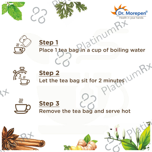 Dr. Morepen Kwath Blend Tea Bag (2gm Each)
