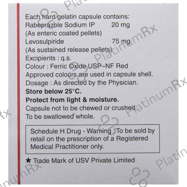 Drego LS 75/20mg Capsule SR 10s