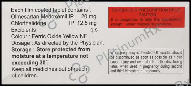 Olzox CH 12.5/20mg Tablet 10s
