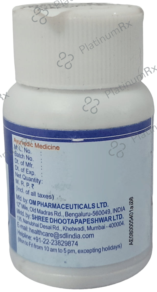 Dhootapapeshwar Bolbaddha Rasa 25 tablets