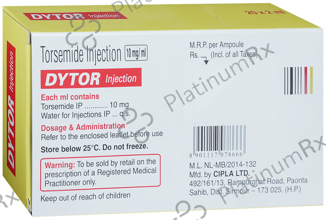 Dytor 10mg Injection 2ml
