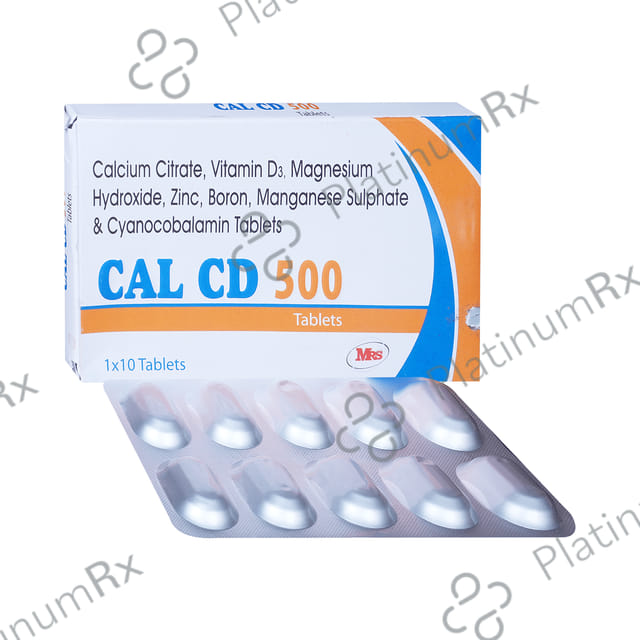 Cal CD 500mg Tablet 10s