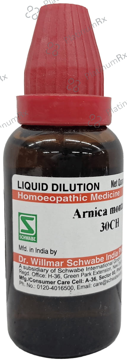 Dr Willmar Schwabe India Arnica Montana Dilution 30 CH
