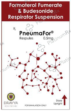 Pneumafor 0.5mg/20mcg Respules 5X2ml