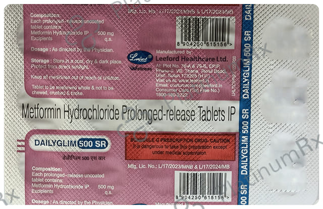 Dailyglim 500 SR Tablet