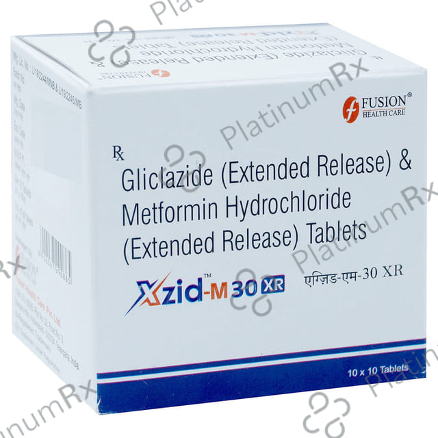 Xzid M 30/500mg Tablet 10s