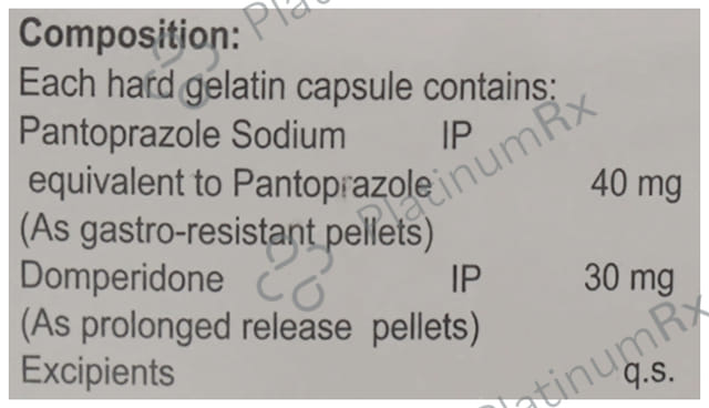 Pantatez 30/40mg D Capsule PR 10s