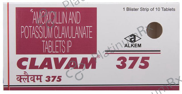 Clavam 375mg Tablet 10s