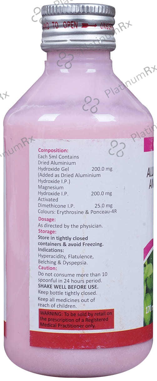 Relcer Mps Plus Mint Flavour Oral Suspension 170ml