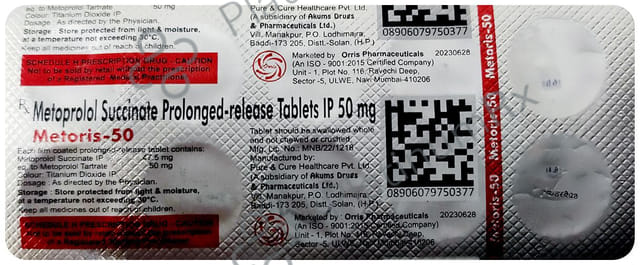 Metoris 50mg Tablet 10s