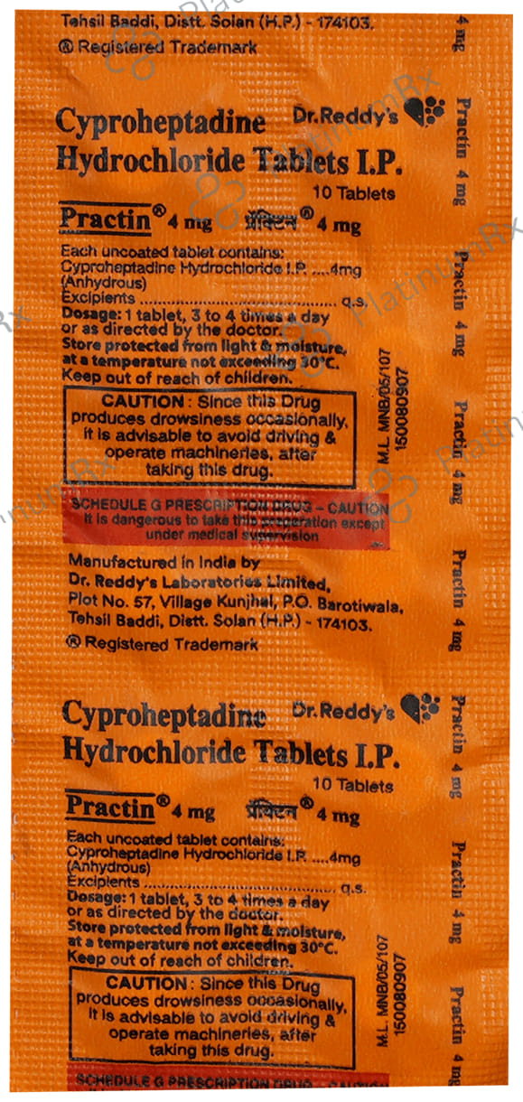 Practin 4mg Tablet 10s