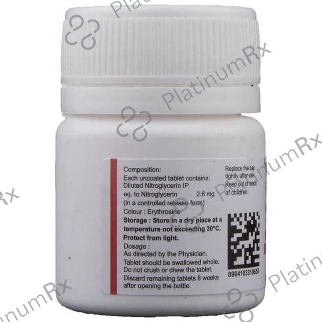 Nitrolong 2.6mg Tablet CR 30s