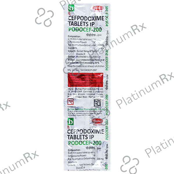 Podocef 200mg Tablet 10s