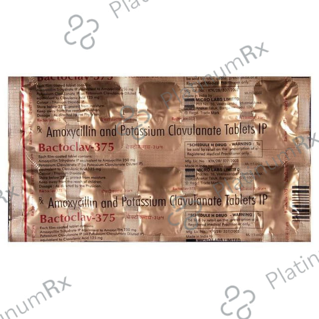 Bactoclav 375mg Tablet 10s