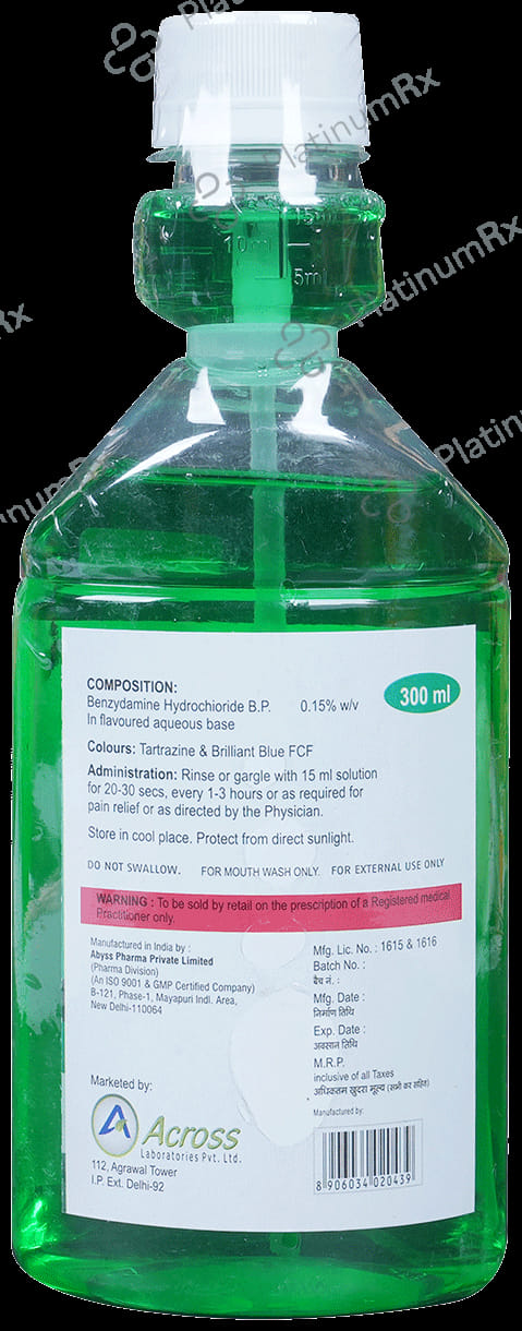 Biqol Mouth Wash Alcohol Free