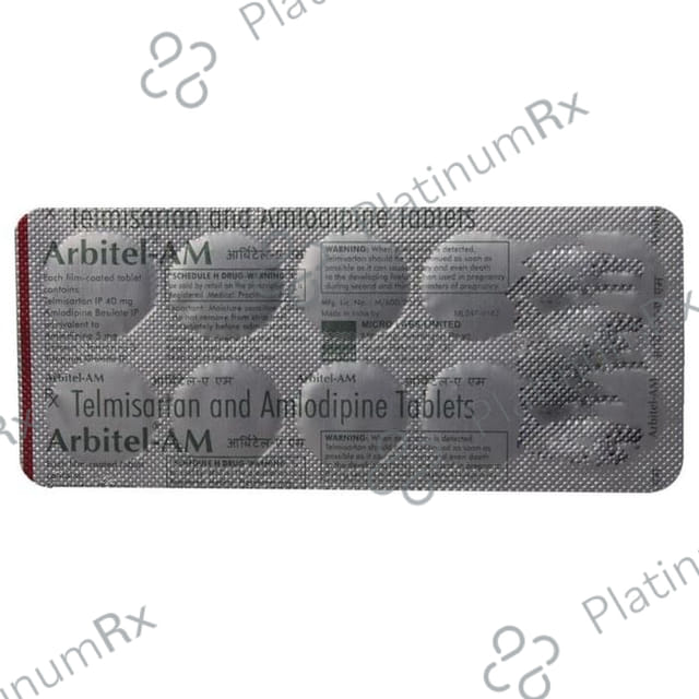 Arbitel AM 40 5/40mg Tablet 10s