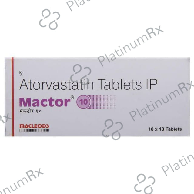 Mactor 10mg Tablet 10s