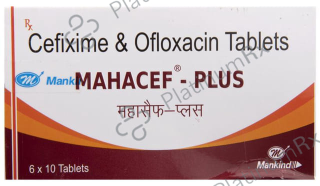 Mahacef Plus 200/200mg Tablet 10s