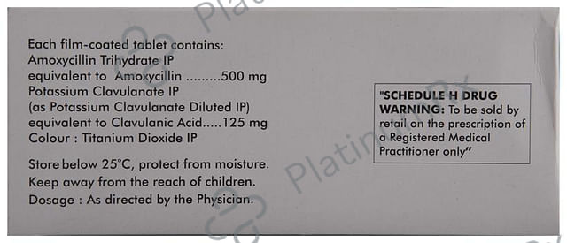 Erox CV 625mg Tablet 10s