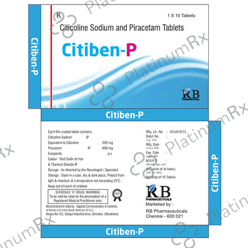 Citiben P 500/800mg Tablet 10s