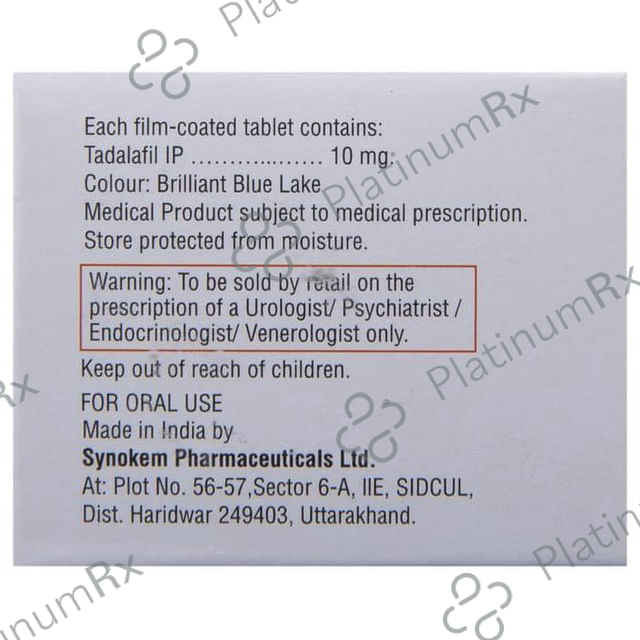 Tadact 10mg Tablet 10s