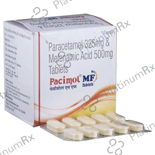 Pacimol MF 500/325mg Tablet 10s