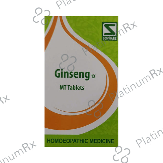Dr Willmar Schwabe India Ginseng MT Tablet 1X