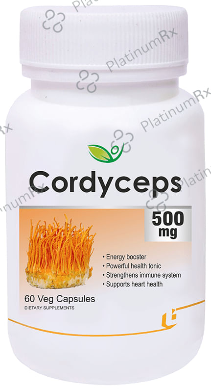 Biotrex Nutraceuticals Cordyceps 500mg Veg Capsule