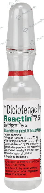 Reactin 75mg Injection 1ml