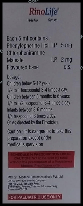 Rinolife Syrup