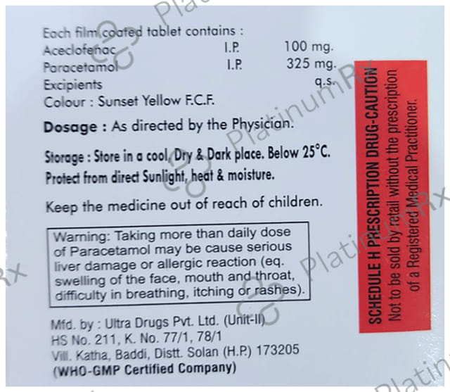 Clowefen 100/325mg P Tablet 10s
