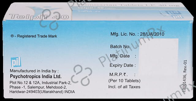 Telpil 40mg Tablet 10s