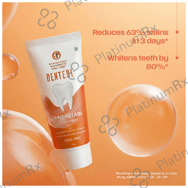 Dente 91 Anti Stain Toothpaste 1s