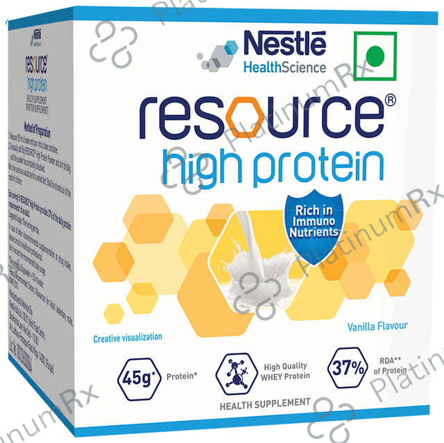 Nestle Resource High Protein Sachet (50gm Each) Vanilla