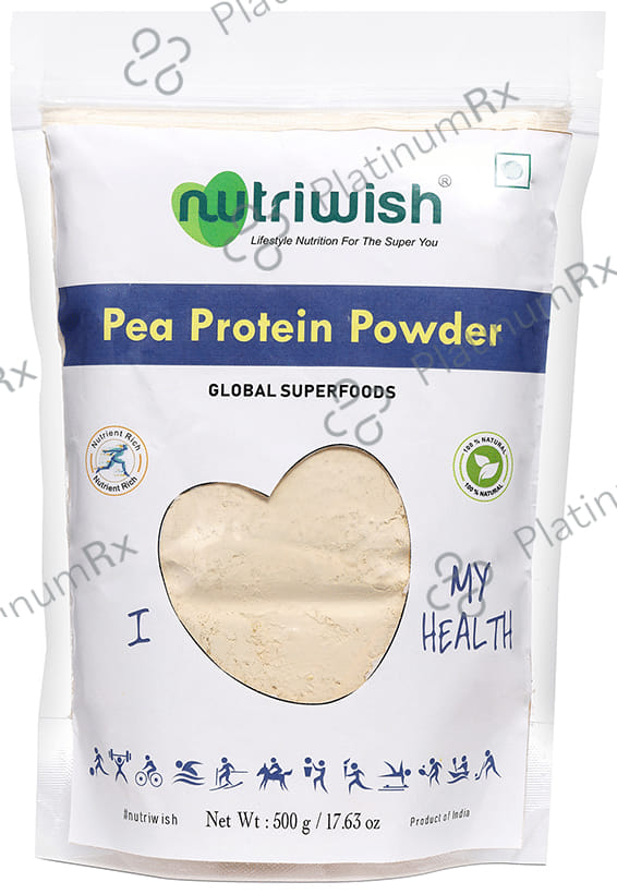 Nutriwish Pea Protein Powder 500 gm