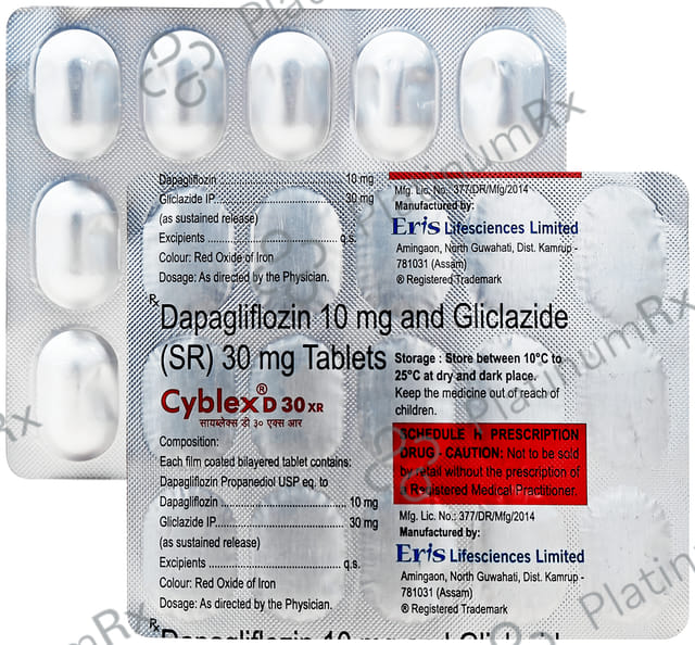 Cyblex D 10/30mg XR Tablet 15s