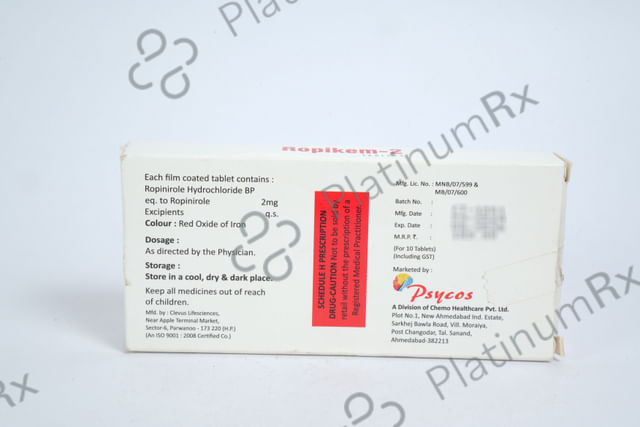 Ropikem 2mg Tablet 10s