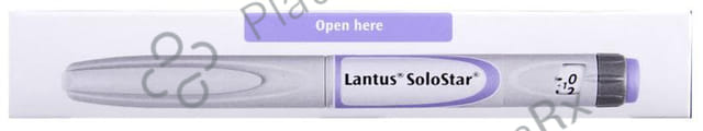 Lantus Solostar (100 IU/ml) (1*3ml Disposable Pen) Solution for Injection 3ml