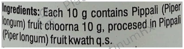 Dhootapapeshwar Chousashta Pippali Choorna
