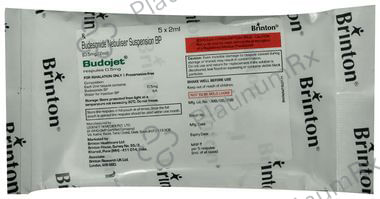 Budojet 0.5mg Respules 5X2ml