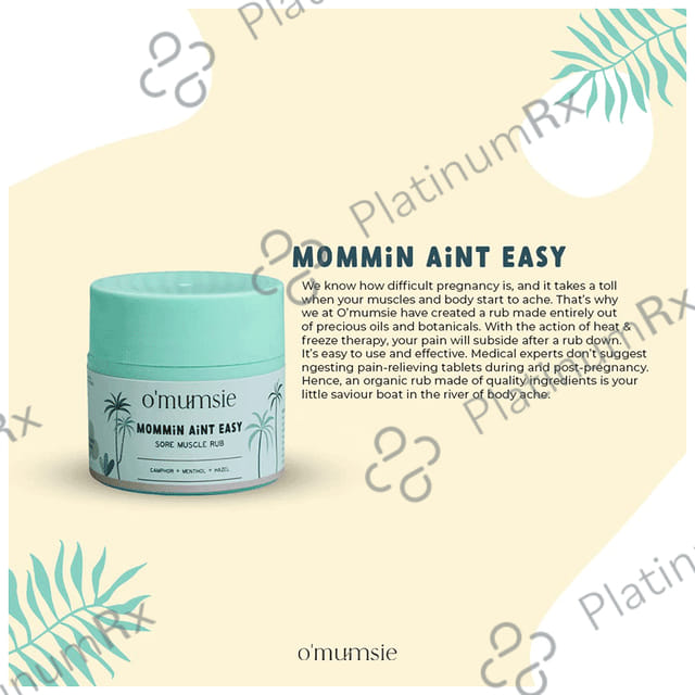 O'mumsie Mommin Aint Easy Sore Muscle Rub
