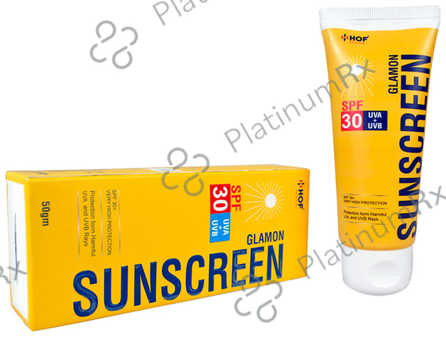 HOF Pharma SPF 30 Glamon Sunscreen 50gm