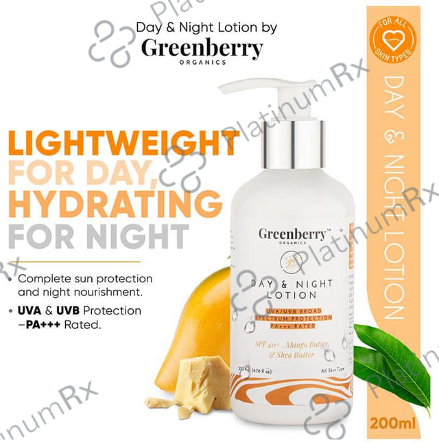 Greenberry Organics Day SPF 40+ Lotion 200ml