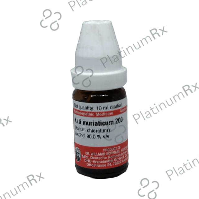 Dr Willmar Schwabe Germany Kali Muriaticum Dilution 200