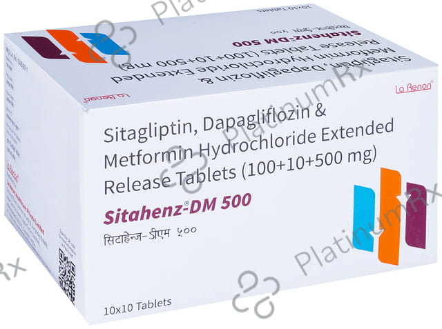 Sitahenz DM 500/100/10mg Tablet ER 10s