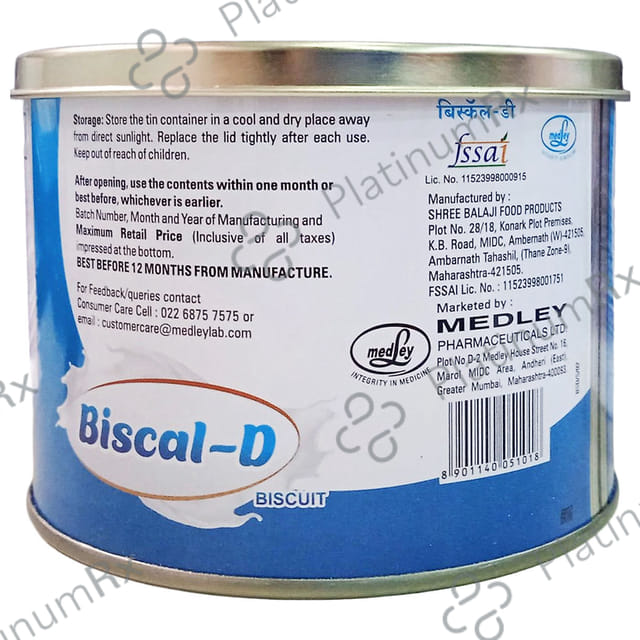 Biscal D Biscuit Vanilla Flavour Powder 189gm