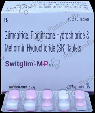 Switglim MP 1mg/500mg/15mg Tablet SR