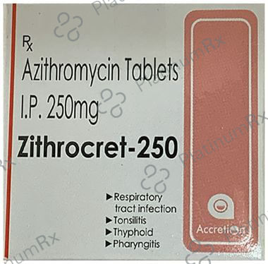 Zithrocret 250mg Tablet 6s